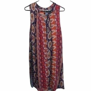 DIVINE CHARM boho vibrant color dress